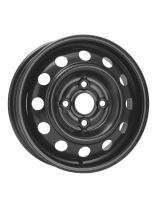 Jante tabla ALCAR-STAHLRAD 2590 Black 4.5X13 4X100 CB:54 ET:46
