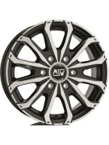 Jante aliaj MSW 48 VAN 6 HOLES BLACK FULL POLISHED (GBFP) 6.5X16 6X125 CB:74.1 ET:68