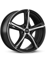 Jante aliaj RONAL R62 JET BLACK-MATT-FRONT CUT 7.5X18 5X114.3 CB:82 ET:45