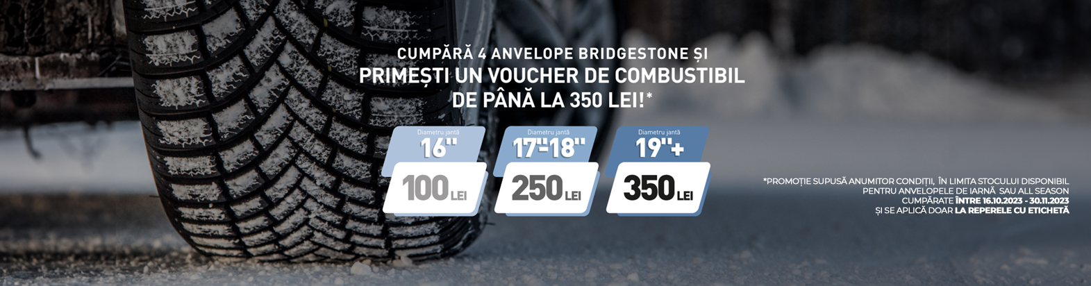 Promotie anvelope iarna si all-season Bridgestone