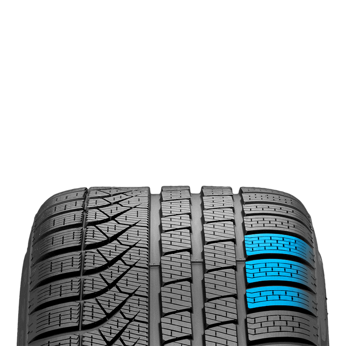 Blocurile rigide ale anvelopei Pirelli P ZERO Winter