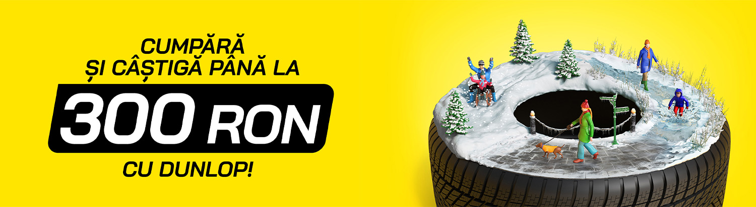 Promotie anvelope iarna si anvelope all season Dunlop